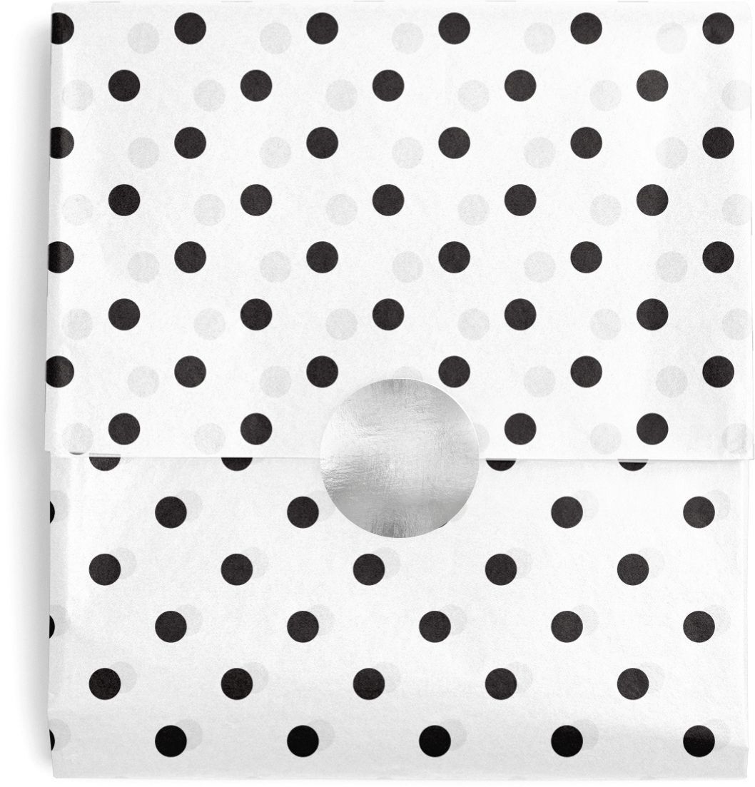 Black Dots Tissue Paper