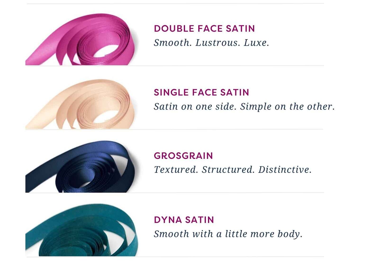 Custom Ribbon Finishes