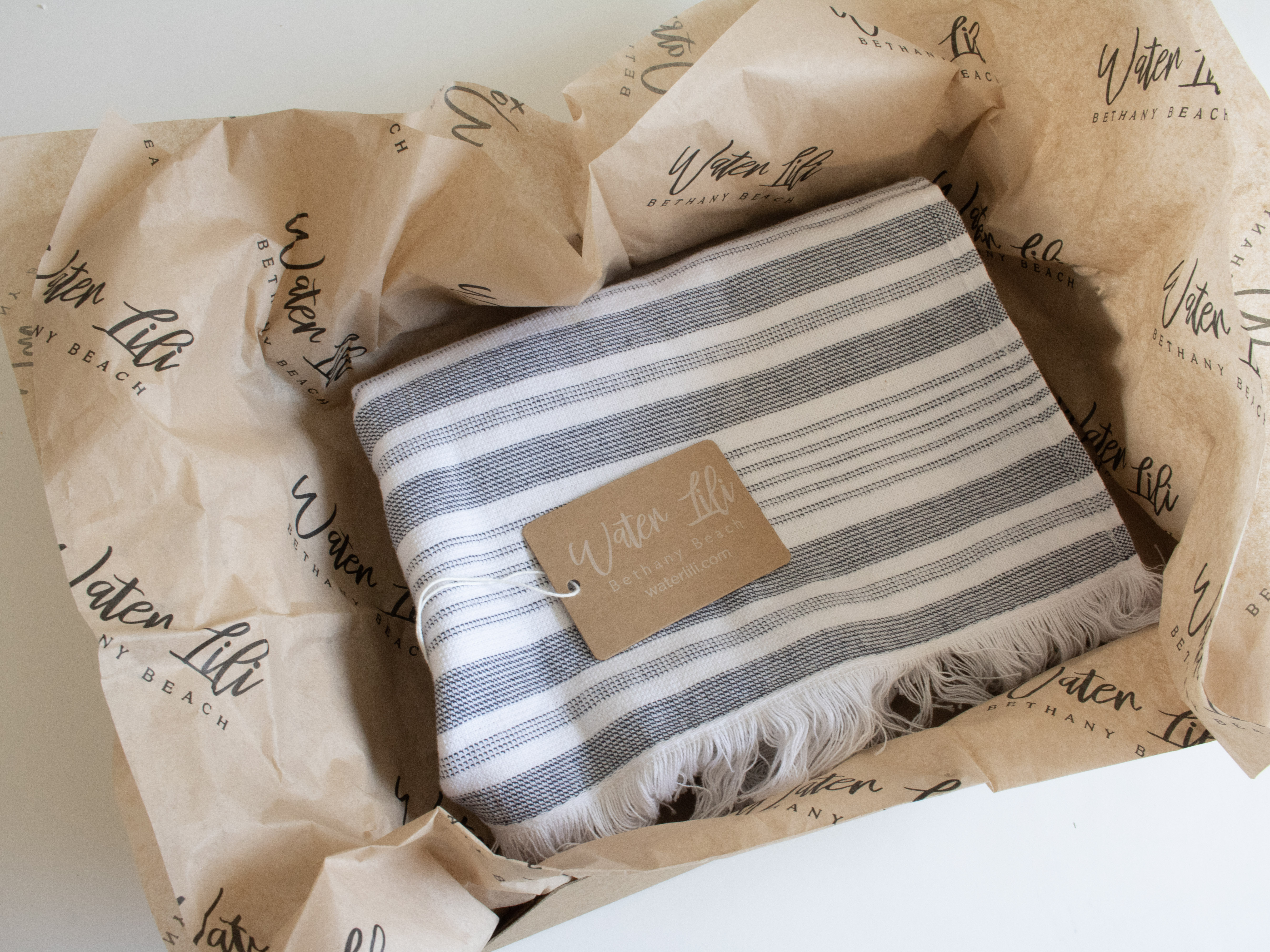Water Lili Boutique Custom Tissue